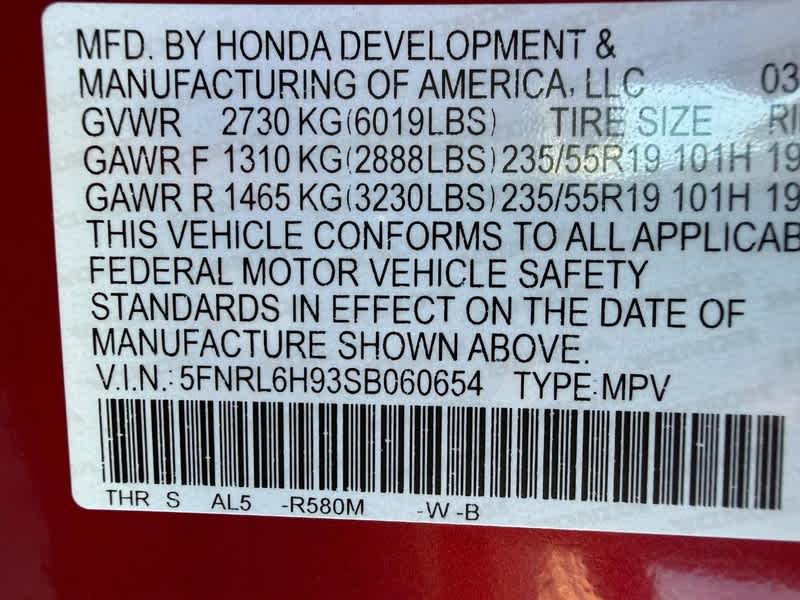 2025 Honda Odyssey Elite Auto