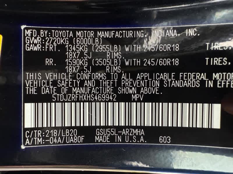 2017 Toyota Highlander XLE V6 AWD