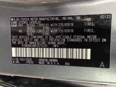 2023 Toyota Highlander Hybrid XLE AWD
