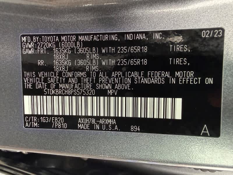 2023 Toyota Highlander Hybrid XLE AWD