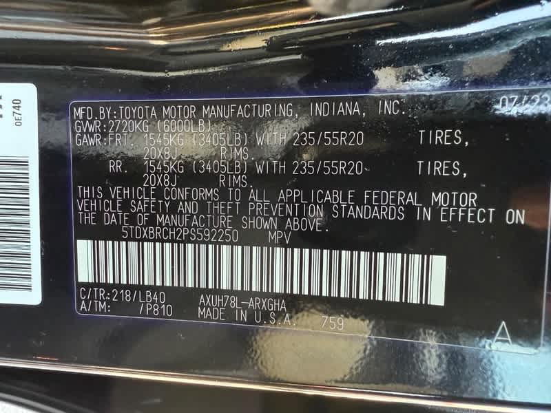 2023 Toyota Highlander Hybrid Limited AWD