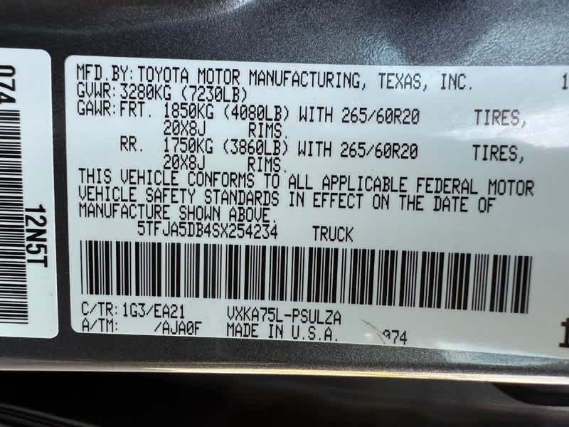 2025 Toyota Tundra Limited CrewMax 5.5 Bed