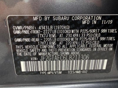 2020 Subaru Crosstrek Premium CVT
