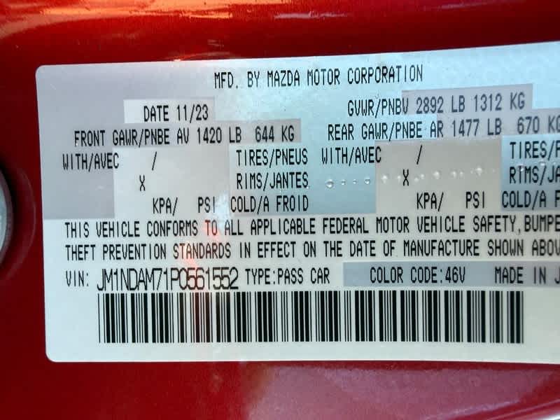 2023 Mazda Mazda MX-5 Miata RF Grand Touring Auto