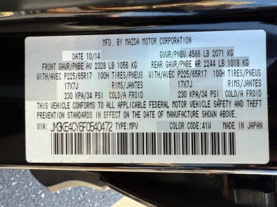 2015 Mazda Mazda CX-5 AWD 4dr Auto Touring