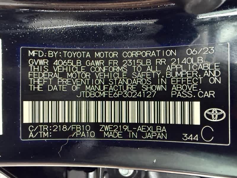 2023 Toyota Corolla Hybrid LE FWD