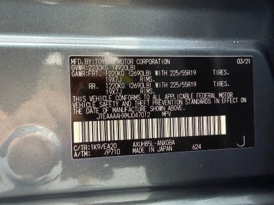 2021 Toyota Venza XLE AWD