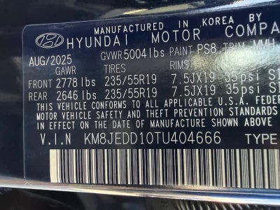 2026 Hyundai Tucson Hybrid Limited AWD
